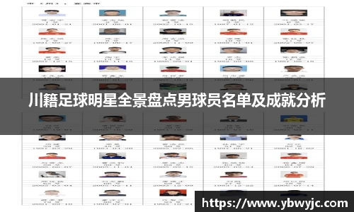 川籍足球明星全景盘点男球员名单及成就分析
